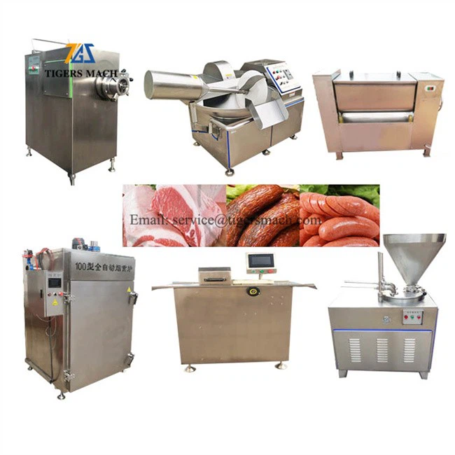 Ham making machine, ham stuffing machine with meat, meat sausage ham filled stuffed machine, ham machine on sale (3)